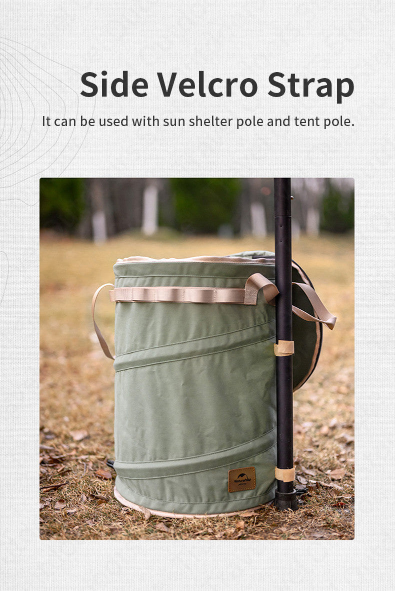 Naturehike Foldable Storage Round Bucket Portable Ultralight Folding 30L Capacity Barrel Clothes Bag Sundry Storage Box Cotton Bag 720g Camping Outdoor