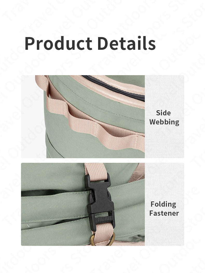 Naturehike Foldable Storage Round Bucket Portable Ultralight Folding 30L Capacity Barrel Clothes Bag Sundry Storage Box Cotton Bag 720g Camping Outdoor