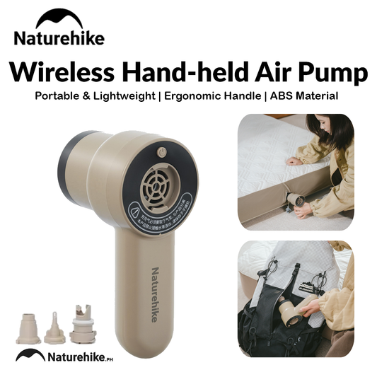 Naturehike Wireless Hand-held Air Pump Inflatable Mat Sofa Pillow Swimming Ring 120W High Pressure Air Compressor Inflator Deflator Pump