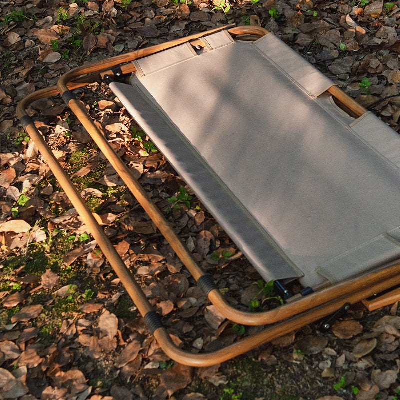Naturehike Foldable Double Camping Chair Outdoor Portable Lightweight Wood Grain Seat Folding Dual Bench 160KG Max Load Camp Aluminum Alloy Hiking Beach Picnic Travel Heavy Duty Original Nature Hike