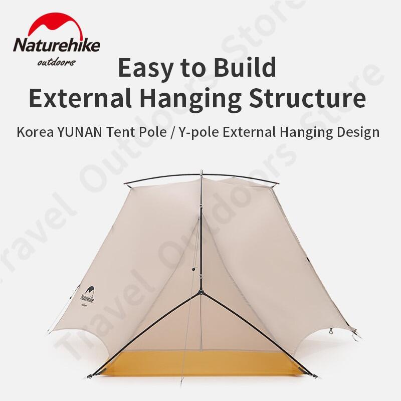 Naturehike CLOUD Trace 10D Single 1 Person Ultralight Weight Portable Camping Waterproof Tent 865g Silicon Nylon Coated Camp Cycling Hiking Biking
