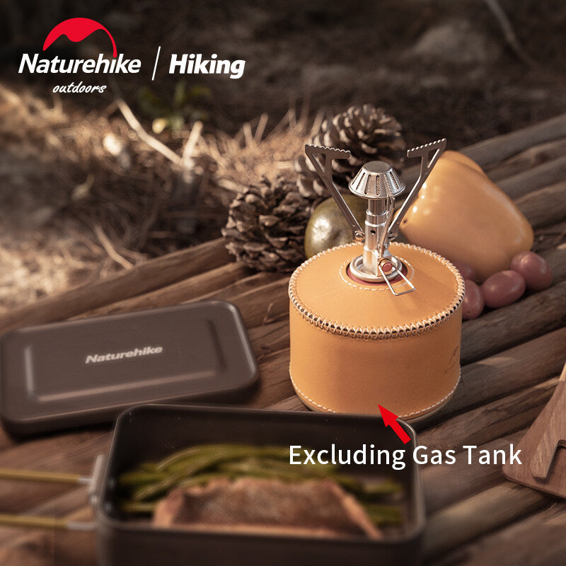 Naturehike Mini Folding All-In-One Stove Portable Top Mount Stove Head Butane Screw Type Gas Fuel Stove Burner With Adjustable Valve for Isobutane