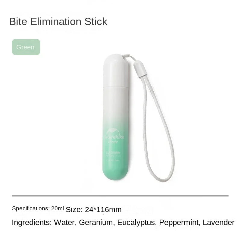 Naturehike Mosquito Repellent Roll-on Portable Lightweight Anti-itch Stick Soothing Anti-mosquito Anti-bite After-bite Travel Stick Camping Summer Fishing