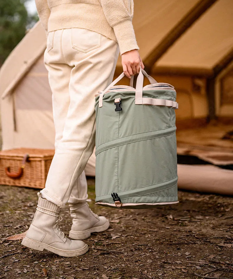Naturehike Foldable Storage Round Bucket Portable Ultralight Folding 30L Capacity Barrel Clothes Bag Sundry Storage Box Cotton Bag 720g Camping Outdoor