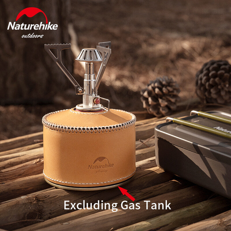 Naturehike Mini Folding All-In-One Stove Portable Top Mount Stove Head Butane Screw Type Gas Fuel Stove Burner With Adjustable Valve for Isobutane