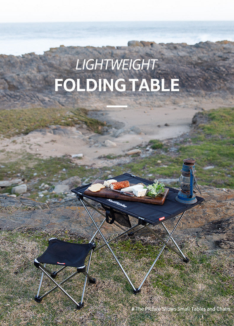 Naturehike Folding Picnic Table Portable Ultralight Foldable Camping Table Load Bearing 20kg Built-in Mesh Storage Bag Table BBQ Camping